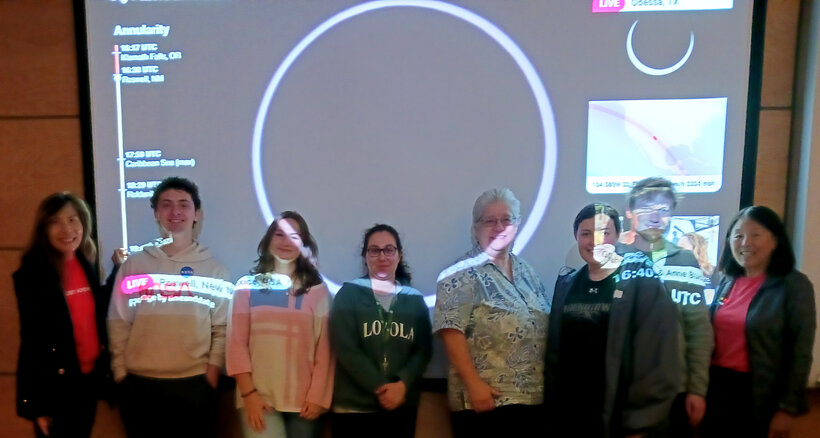 Group Picture at Eclipse Viewing Party